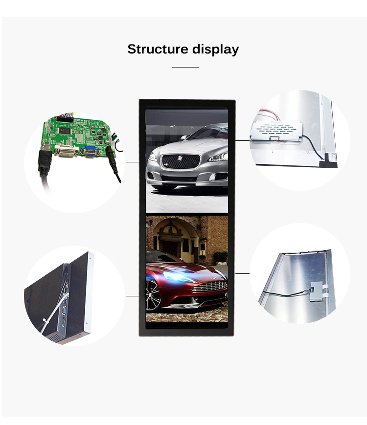 LCD Widescreen Stretched Bar Display LCD Widescreen Stretched Bar Display